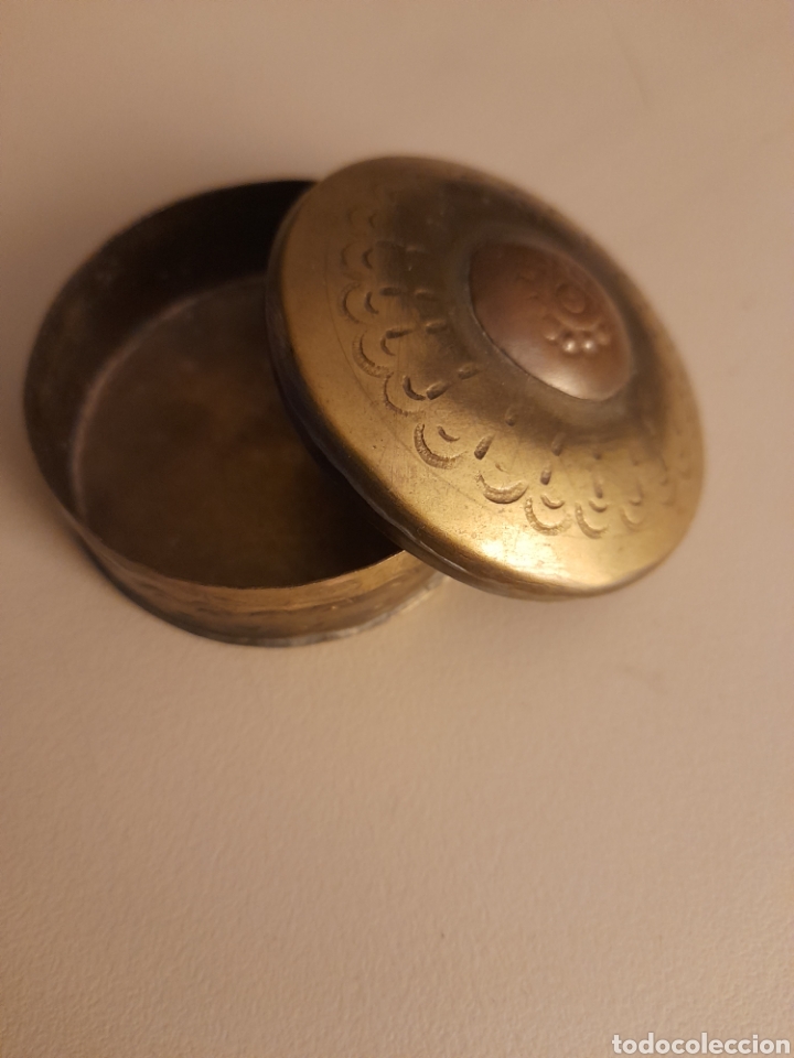 Antig&uuml;edades: Pastillero antiguo echo a mano - Foto 2