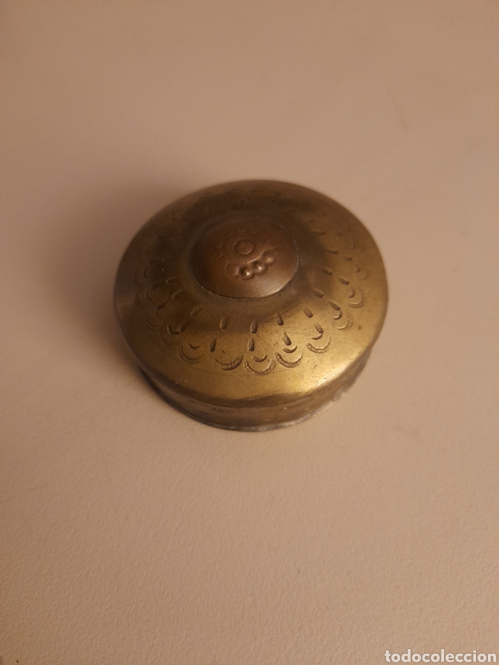 Antig&uuml;edades: Pastillero antiguo echo a mano - Foto 1
