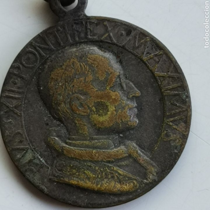 Antig&uuml;edades: Medalla de bronce, de Pius XII, - Foto 1