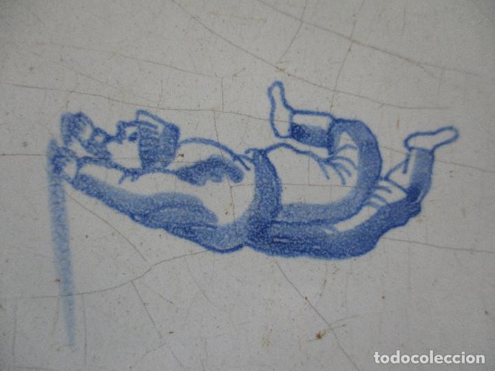 Antig&uuml;edades: Azulejo Delft siglo XVIII - Foto 2