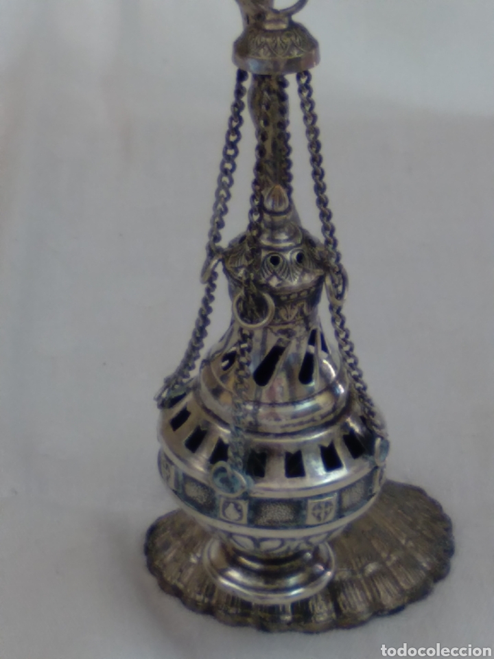 Antig&uuml;edades: Botafumeiro de plata - Foto 1