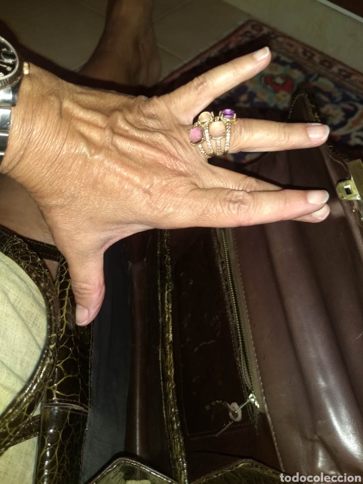 Antig&uuml;edades: Bolso vintage tortuga - Foto 14