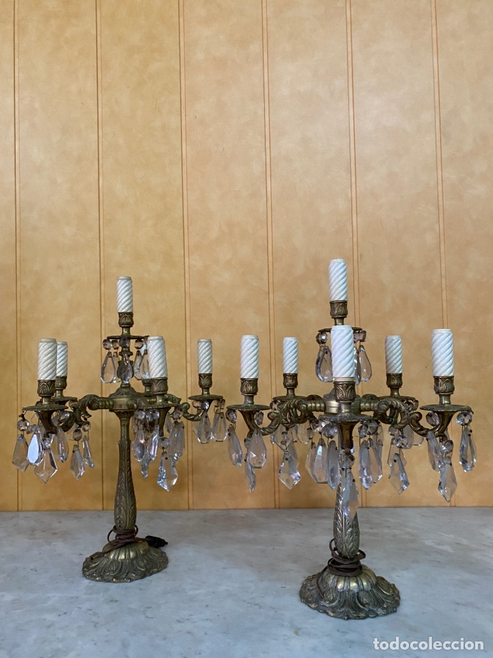 Antig&uuml;edades: Candelabros seis brazos - Foto 3