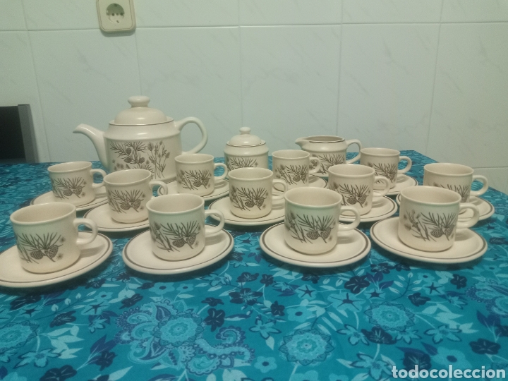 Antig&uuml;edades: Juego de caf&eacute; Pinewood - Foto 6