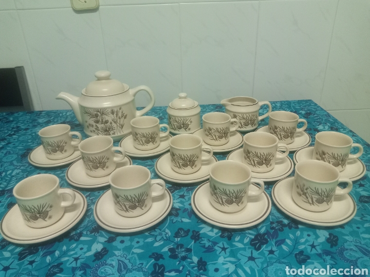 Antig&uuml;edades: Juego de caf&eacute; Pinewood - Foto 5
