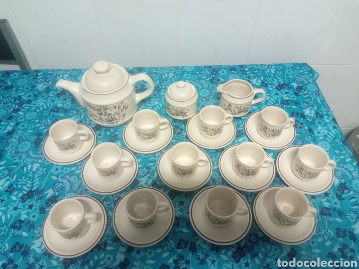 Antig&uuml;edades: Juego de caf&eacute; Pinewood - Foto 2