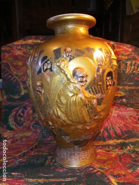 Antig&uuml;edades: JARRON JAPONES . - Foto 6