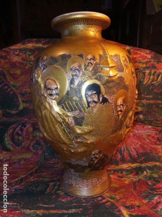 Antig&uuml;edades: JARRON JAPONES . - Foto 7