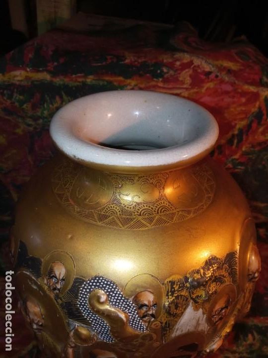 Antig&uuml;edades: JARRON JAPONES . - Foto 10