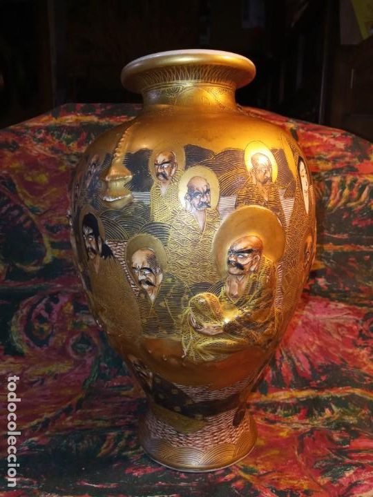 Antig&uuml;edades: JARRON JAPONES . - Foto 11