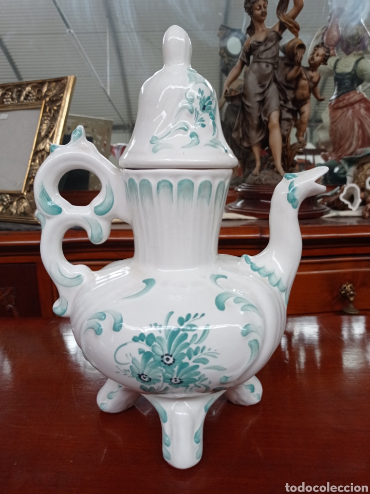 Antig&uuml;edades: ANTIGUA TETERA EN PORCELANA. - Foto 1