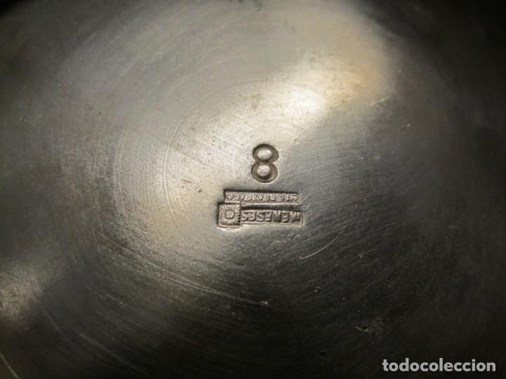 Antig&uuml;edades: Sopera de metal plateado Meneses - Foto 10