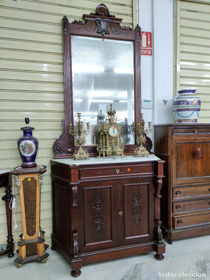 Antig&uuml;edades: Entred&oacute;s recibidor en caoba - Foto 1