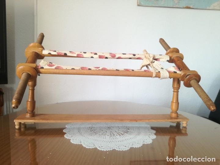 Milanuncios - Antiguo bastidor de madera para bordar