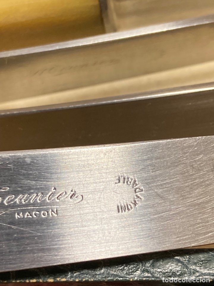 Antig&uuml;edades: Estuche con cuchillos P.MENUIER - Foto 4
