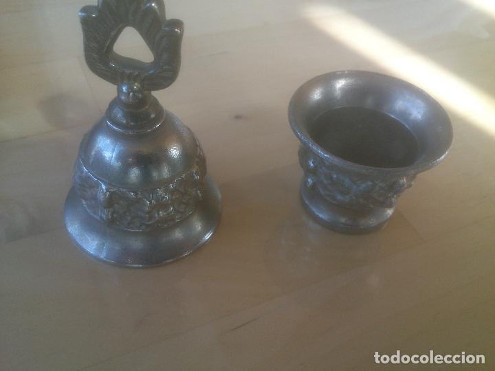 Antig&uuml;edades: PEQUE&Ntilde;O CONJUNTO EN PLATEADO - Foto 1