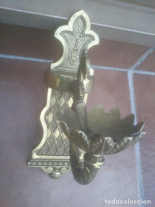 Antig&uuml;edades: ANTIGUO APLIQUE DE PARED EN BRONCE - Foto 1