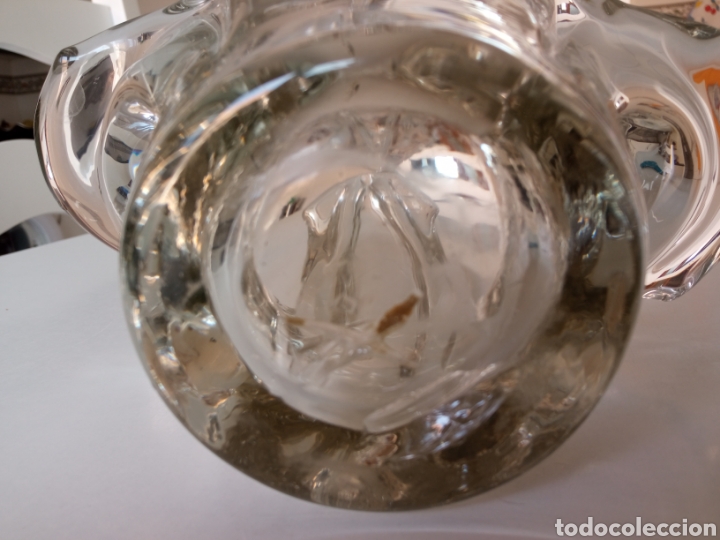 Antig&uuml;edades: Centro de mesa en cristal transparente y macizo de Murano - Foto 5