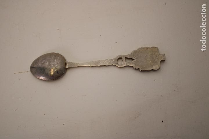 Antig&uuml;edades: cuchara coleccion en plata de ley 925 - Foto 3
