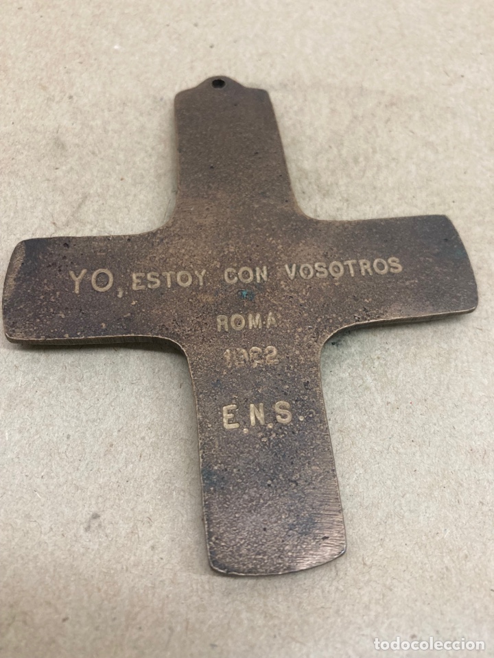 Antig&uuml;edades: Cruz de bronce - Foto 2