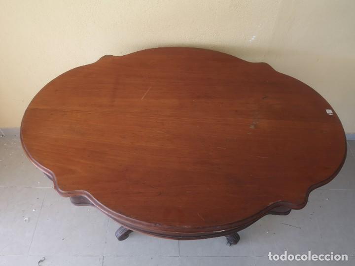 Antig&uuml;edades: Mesa velador antigua - Foto 4