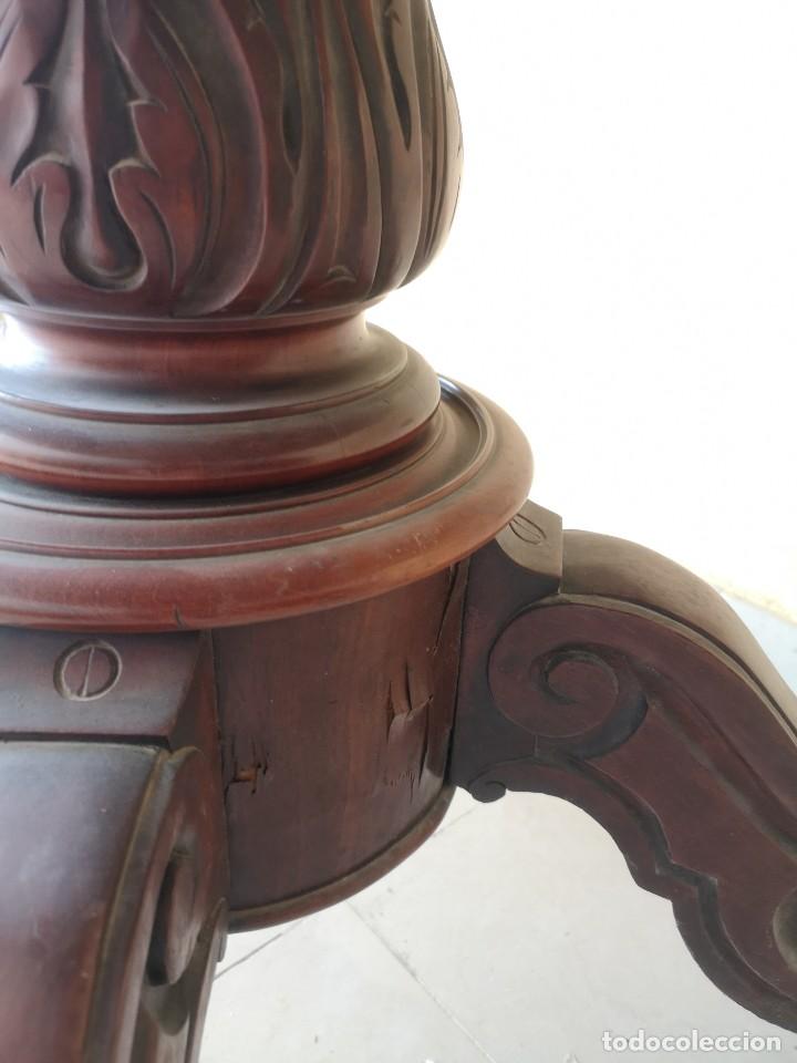 Antig&uuml;edades: Mesa velador antigua - Foto 7