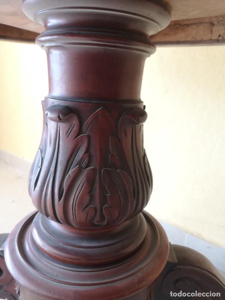 Antig&uuml;edades: Mesa velador antigua - Foto 8