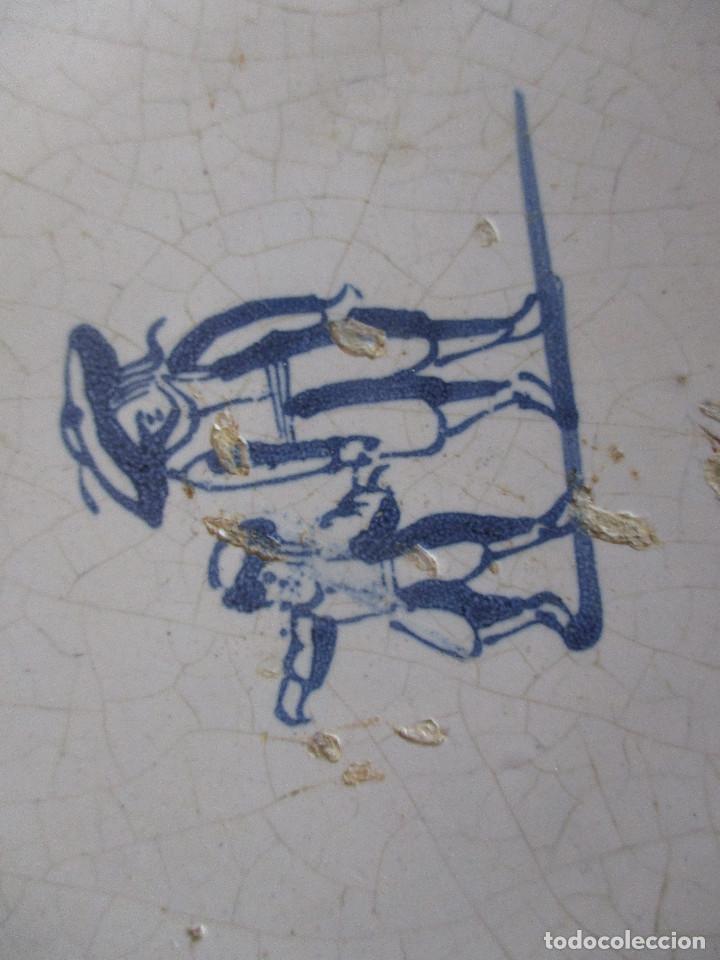 Antig&uuml;edades: Azulejo Delft siglo XVIII - Foto 2
