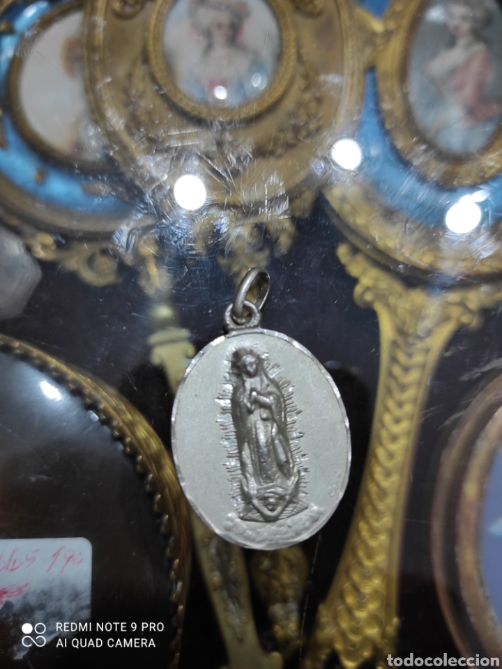 Antig&uuml;edades: Medall&oacute;n religioso de plata 925 - Foto 2