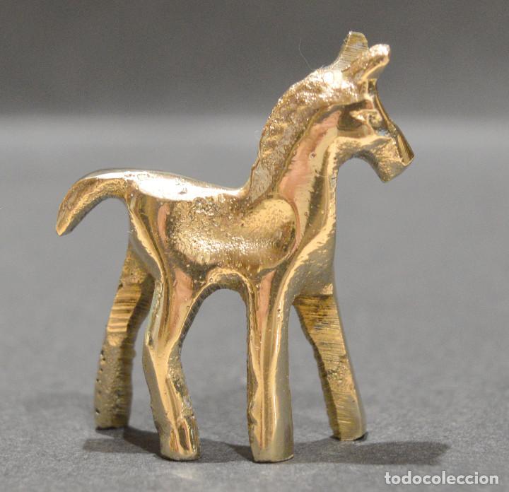 Antig&uuml;edades: MINIATURA DE BRONCE CABALLO - Foto 2