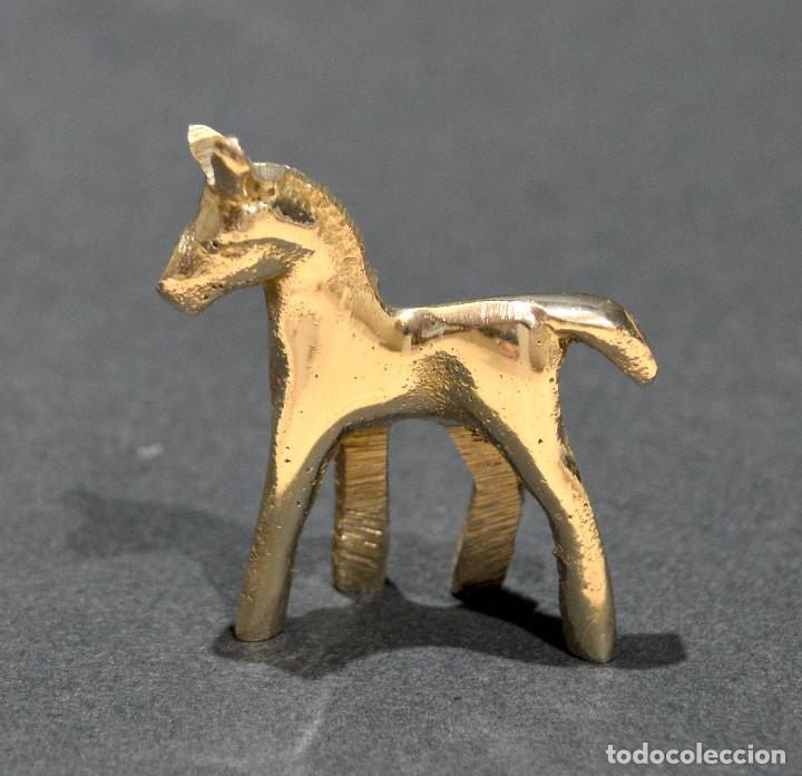 Antig&uuml;edades: MINIATURA DE BRONCE CABALLO - Foto 6
