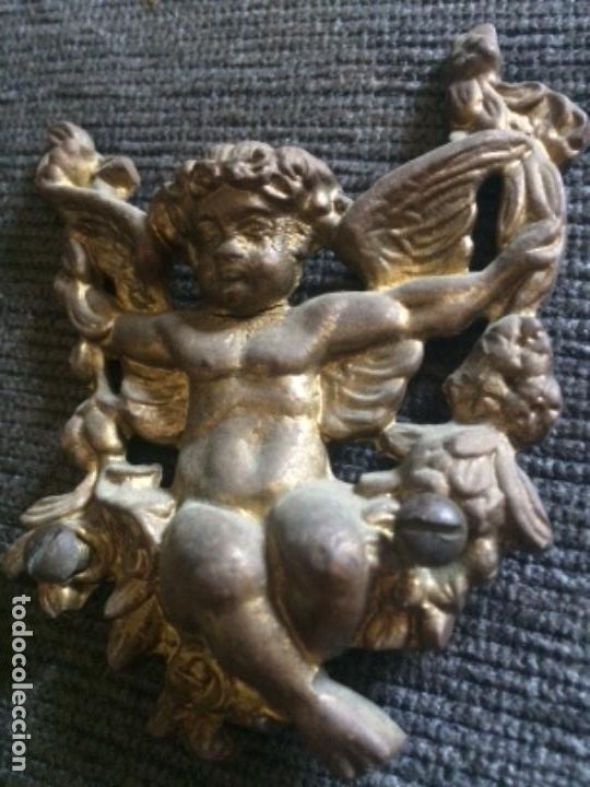 Antig&uuml;edades: Bronce Angeles querubines xviii/xix - Foto 2