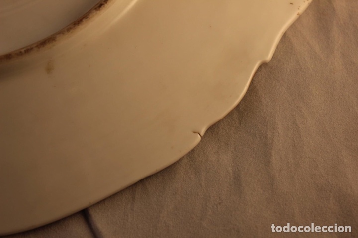 Antig&uuml;edades: Antiguo plato de porcelana - Foto 5