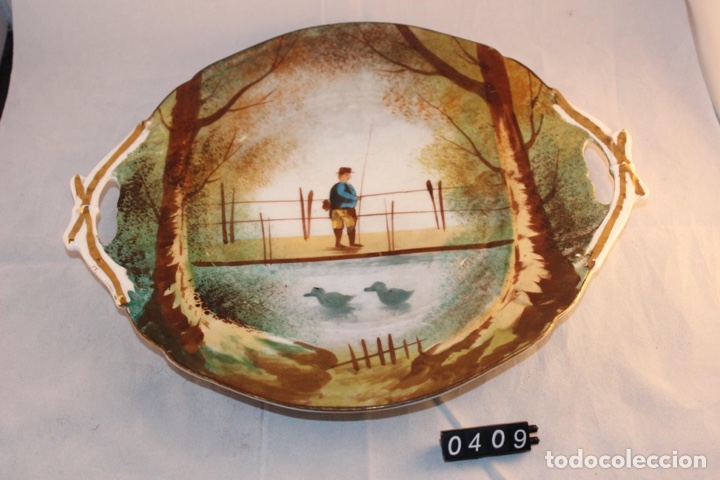 Antig&uuml;edades: Antiguo plato de porcelana - Foto 1