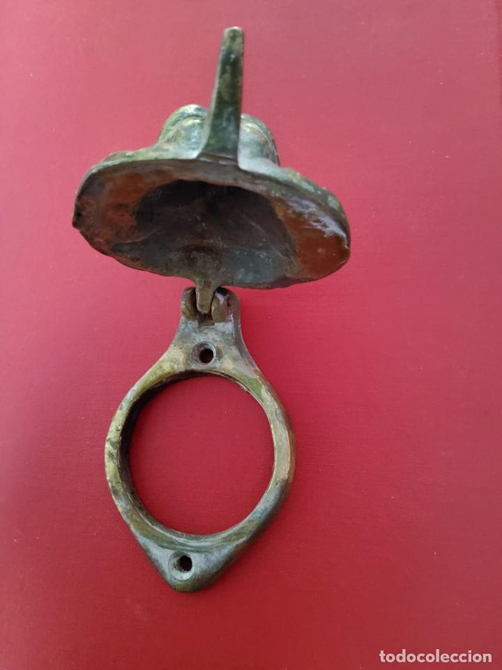 Antig&uuml;edades: LLAMADOR DE PUERTA DE BRONCE, CABEZA DE LEON - Foto 8