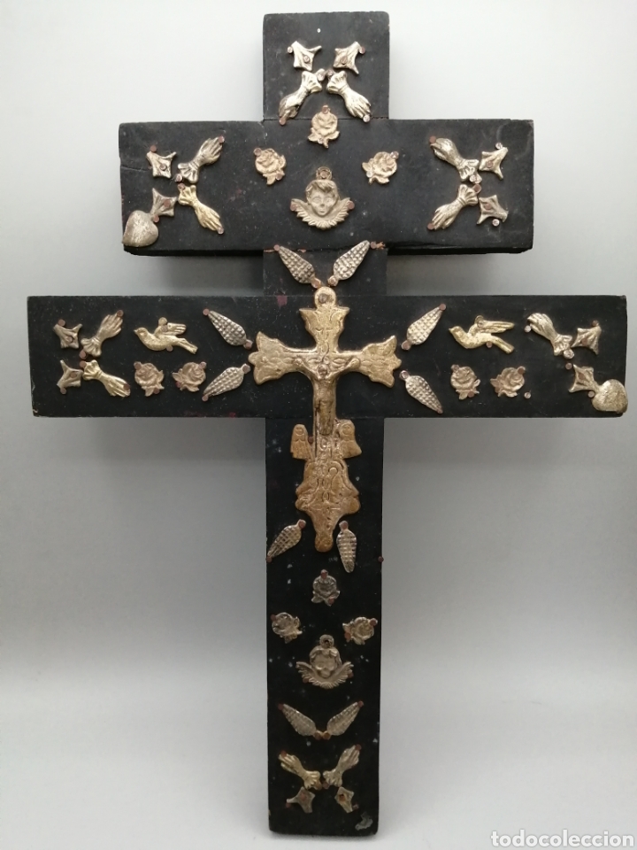 Antig&uuml;edades: Cruz artesanal. M&eacute;xico - Foto 2