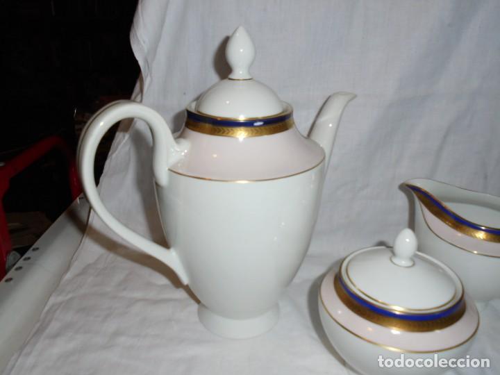 Antig&uuml;edades: CAFETERA,TETERA Y LECHERA PORCELANA BIDASOA - Foto 3