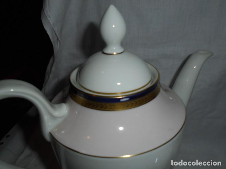 Antig&uuml;edades: CAFETERA,TETERA Y LECHERA PORCELANA BIDASOA - Foto 5