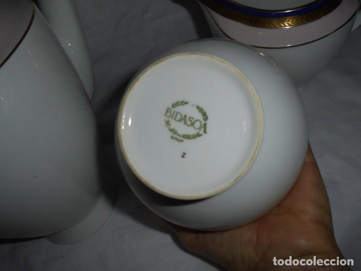 Antig&uuml;edades: CAFETERA,TETERA Y LECHERA PORCELANA BIDASOA - Foto 7