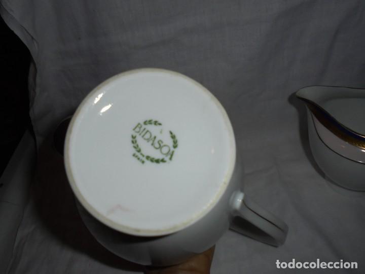 Antig&uuml;edades: CAFETERA,TETERA Y LECHERA PORCELANA BIDASOA - Foto 8
