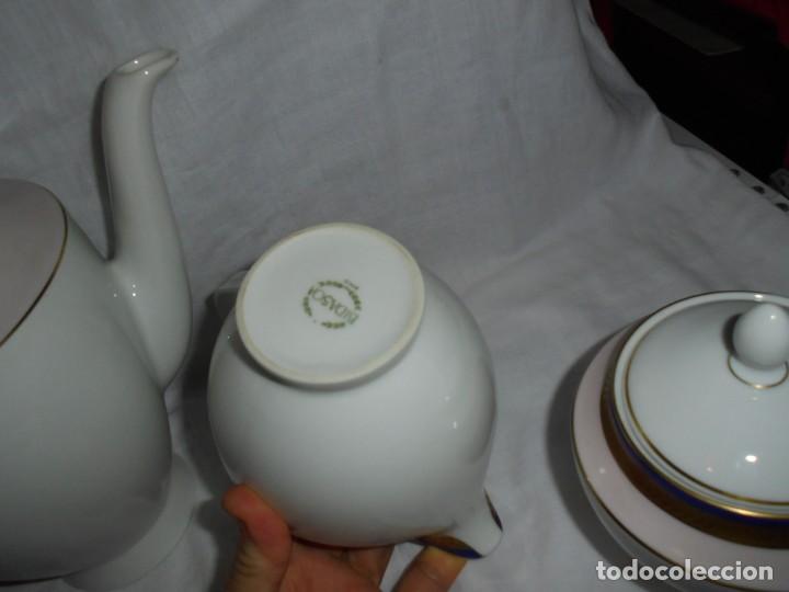 Antig&uuml;edades: CAFETERA,TETERA Y LECHERA PORCELANA BIDASOA - Foto 9
