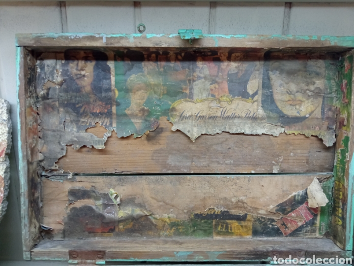 Antig&uuml;edades: Caja antigua de madera - Foto 4