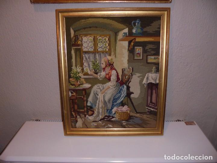 Antig&uuml;edades: BONITO CUADRO DE PETI POINT - Foto 1