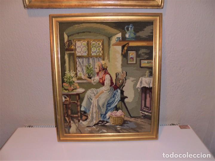 Antig&uuml;edades: BONITO CUADRO DE PETI POINT - Foto 9