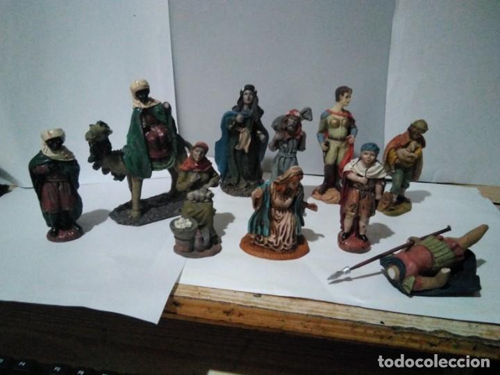 Antiques: LOTE DE ANTIGUAS FIGURAS PARA BELEN ( leer descripcion )