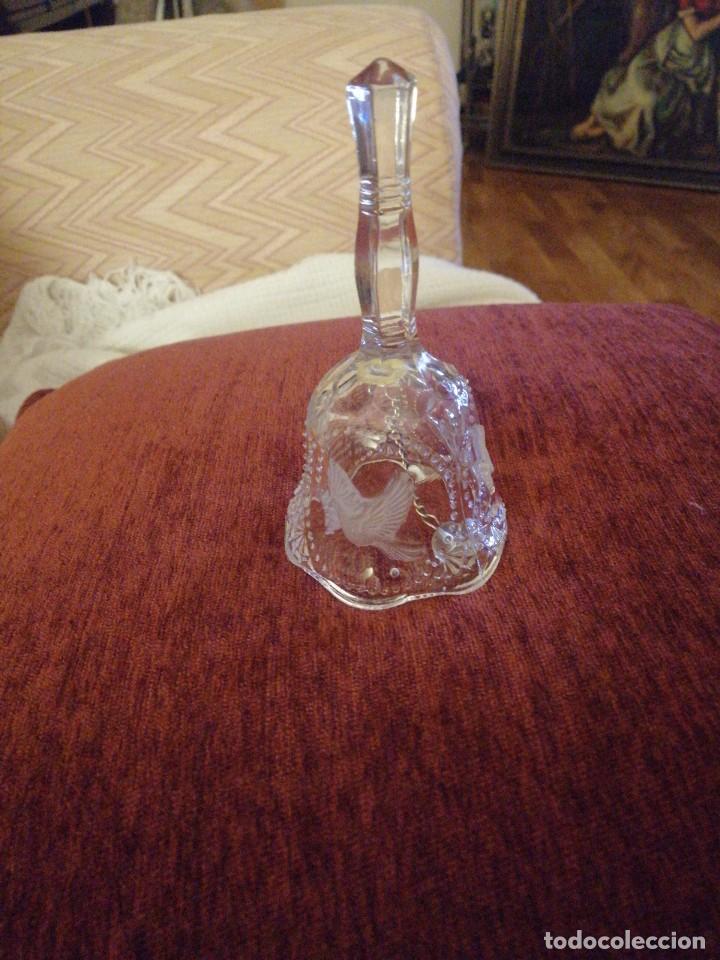 Antig&uuml;edades: Campanilla Cristal tallado. - Foto 4