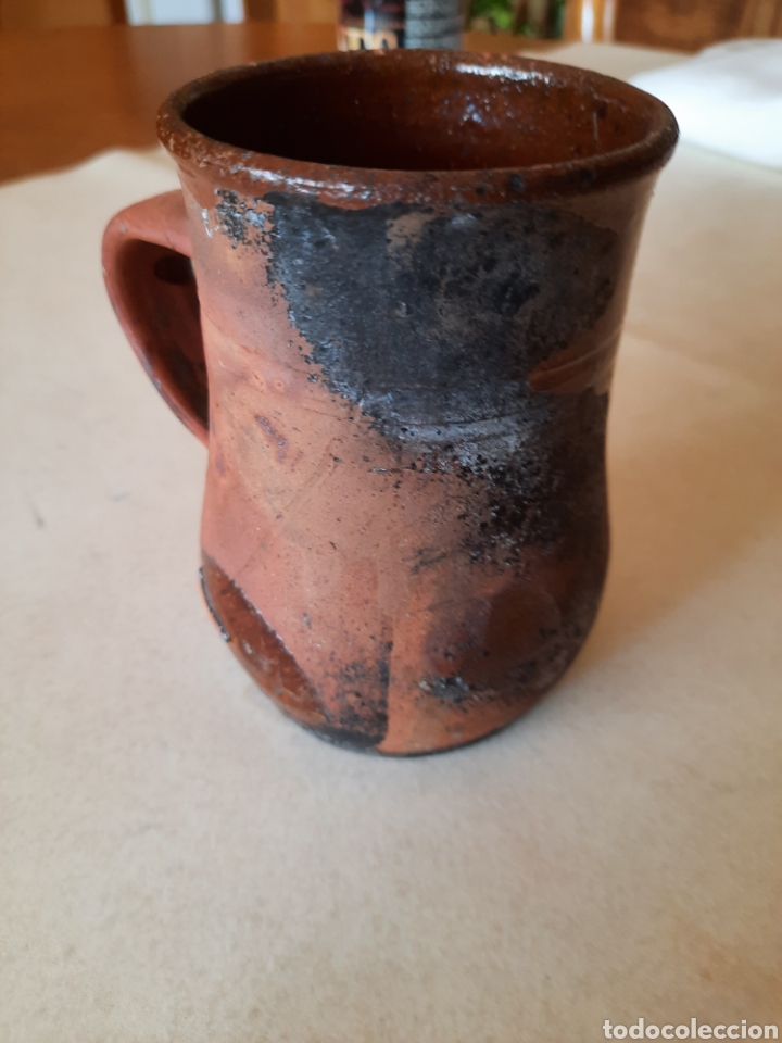 Antig&uuml;edades: Antigua vasija de barro con asa - Foto 2