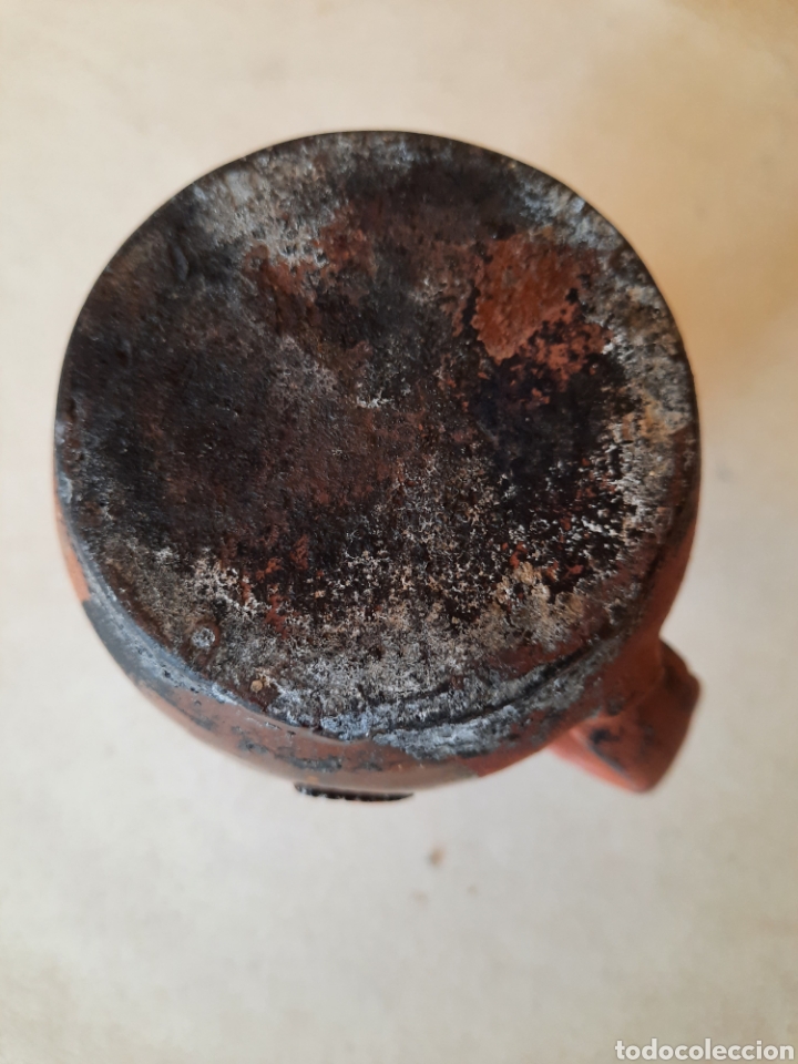 Antig&uuml;edades: Antigua vasija de barro con asa - Foto 3