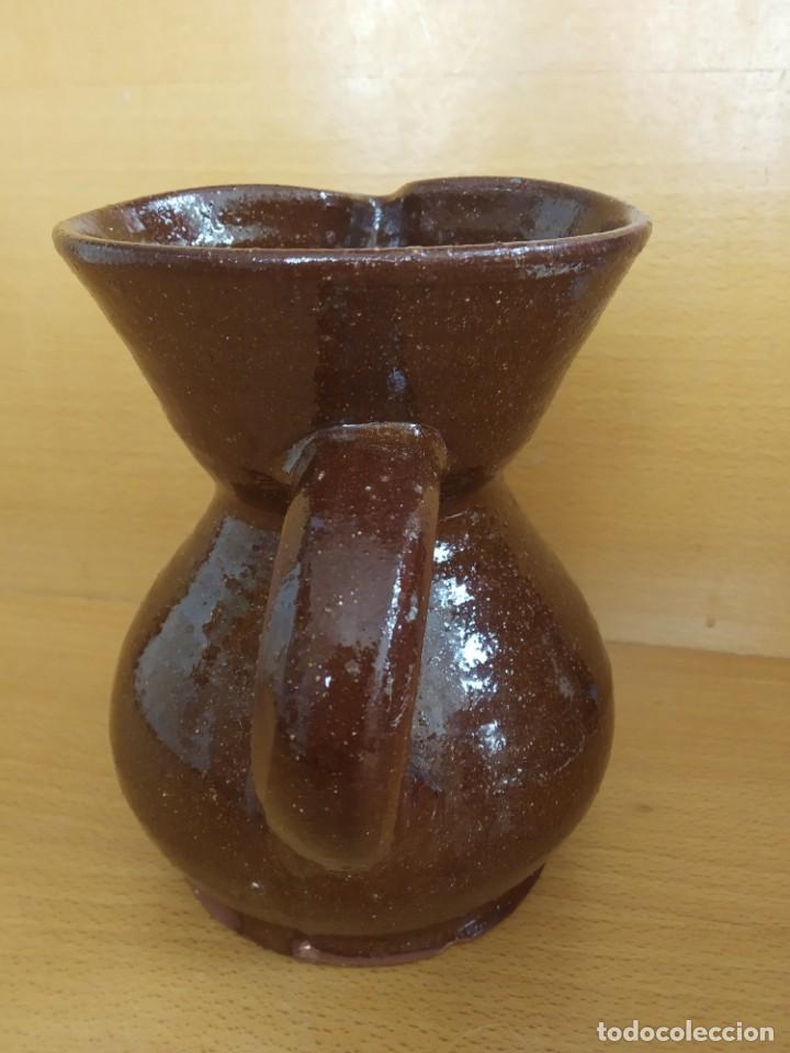 Antig&uuml;edades: JARRA BARRO ESMALTADA PARA VINO - Foto 4
