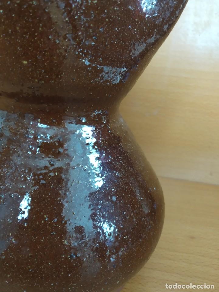 Antig&uuml;edades: JARRA BARRO ESMALTADA PARA VINO - Foto 5